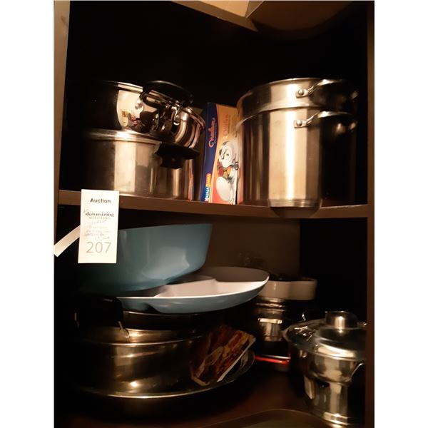 Pots,   pans and cookware. Cat A