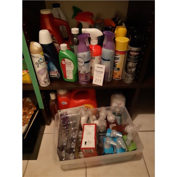 Cleaning supplies. Cat A