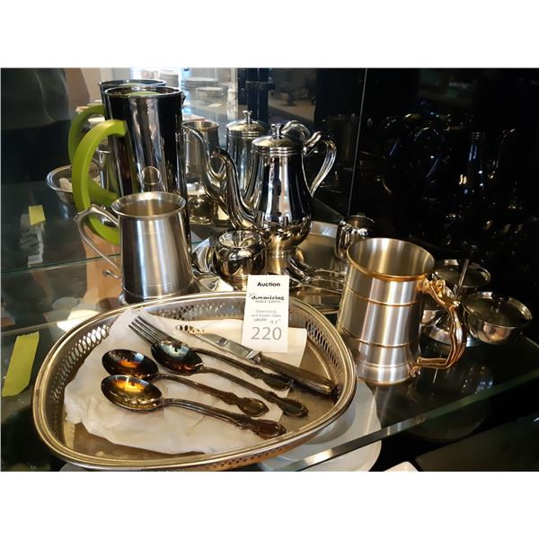 Silver plate & more. Cat A