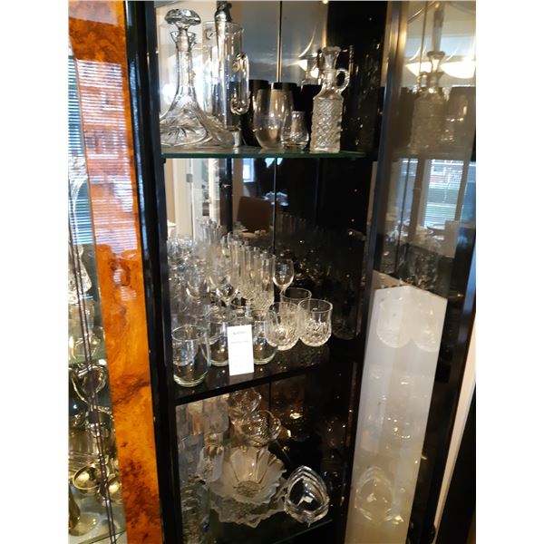 Assorted glasses and dishes. Cat A