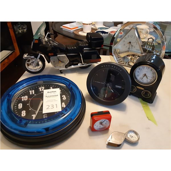 Lot of clocks. Cat A