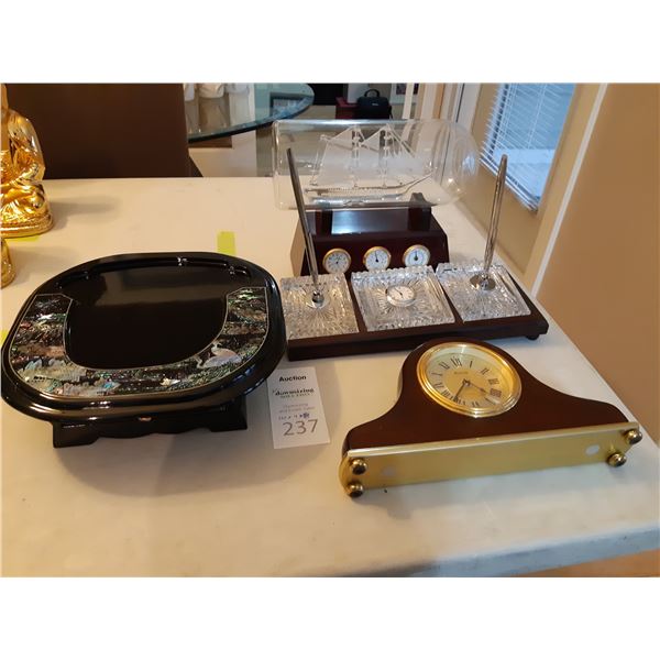 Clocks and shrine base. Cat A