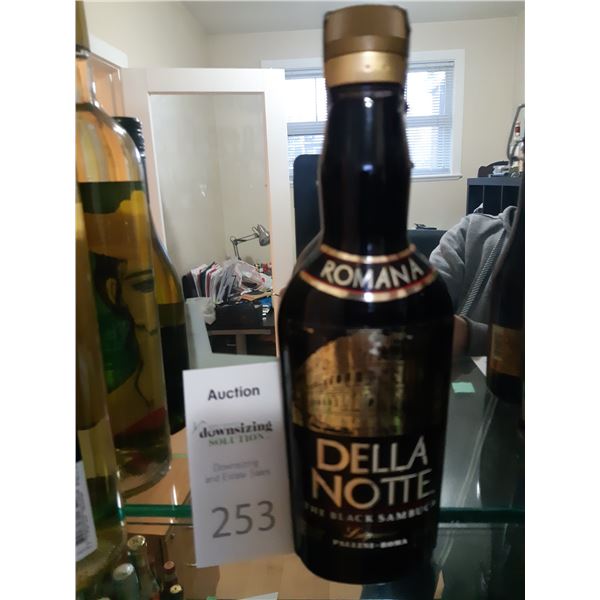 Della Notte black sambuca. Cat A