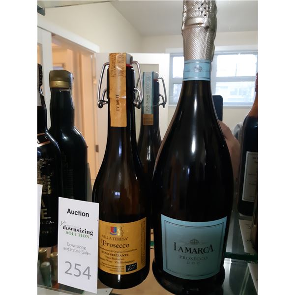 2 bottles Prosecco. Cat A