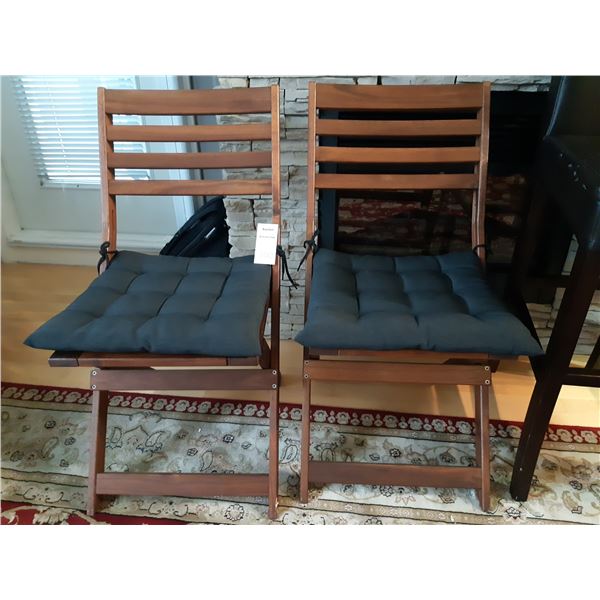 Teak Folding Chairs Cat B