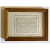 Image 1 : Author Helen Keller signed note in custom frame