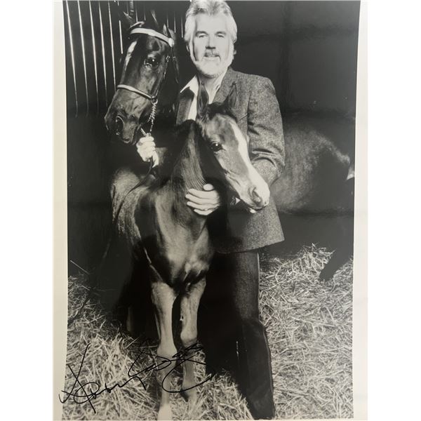 Kenny Rogers signed photo