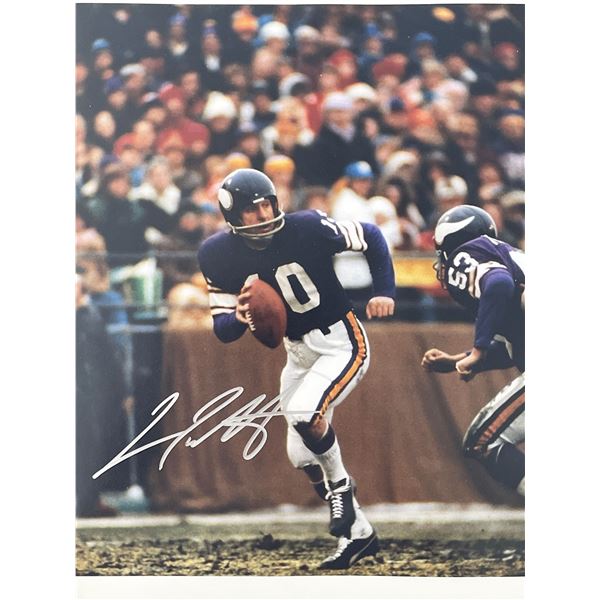 Fran Tarkenton signed photo