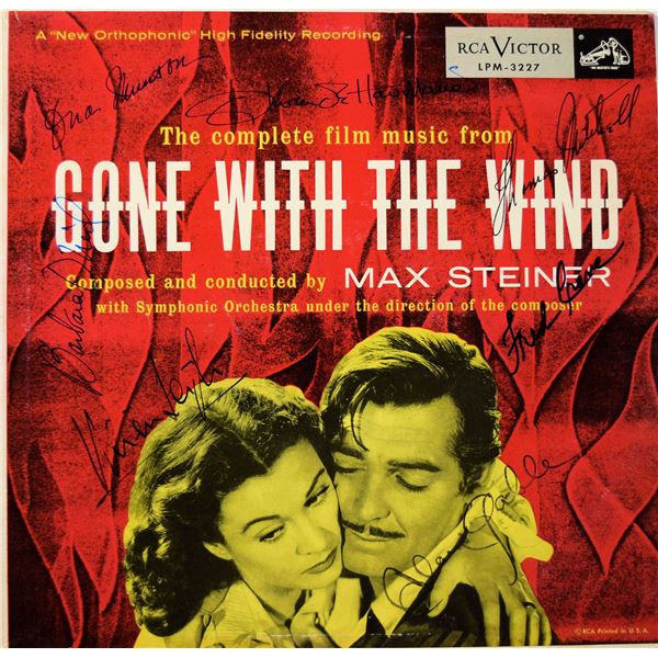 Gone With the Wind cast signed soundtrack album