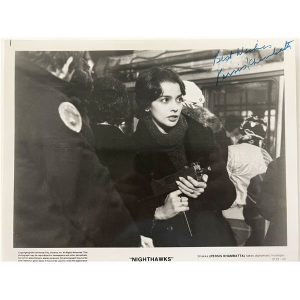 Nighthawks Perris Khambatta signed photo