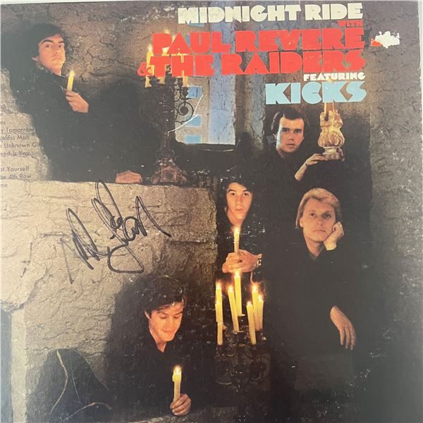 Paul Revere & The Raiders Midnight Run signed album