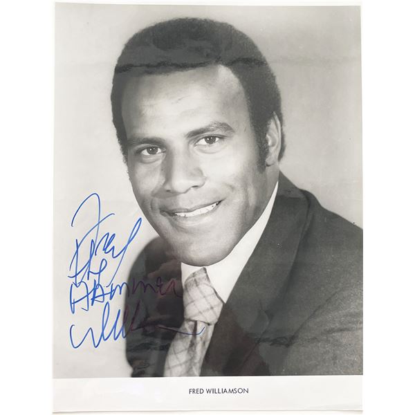 Fred Williamson signed photo