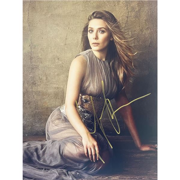 Elizabeth Olsen signed photo