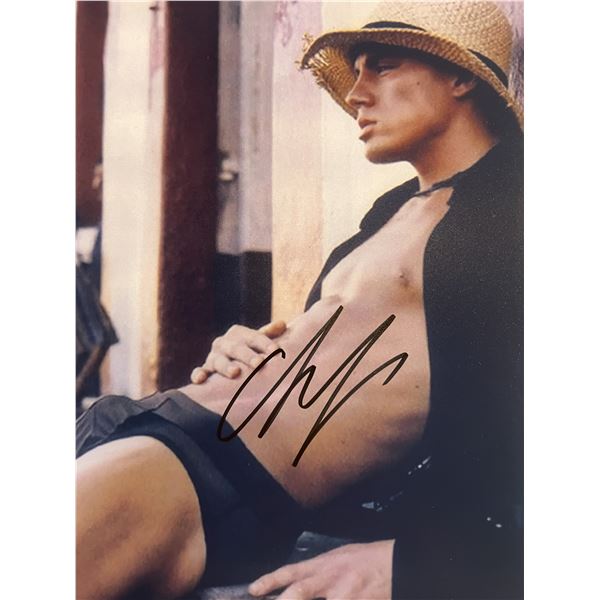 Channing Tatum signed photo