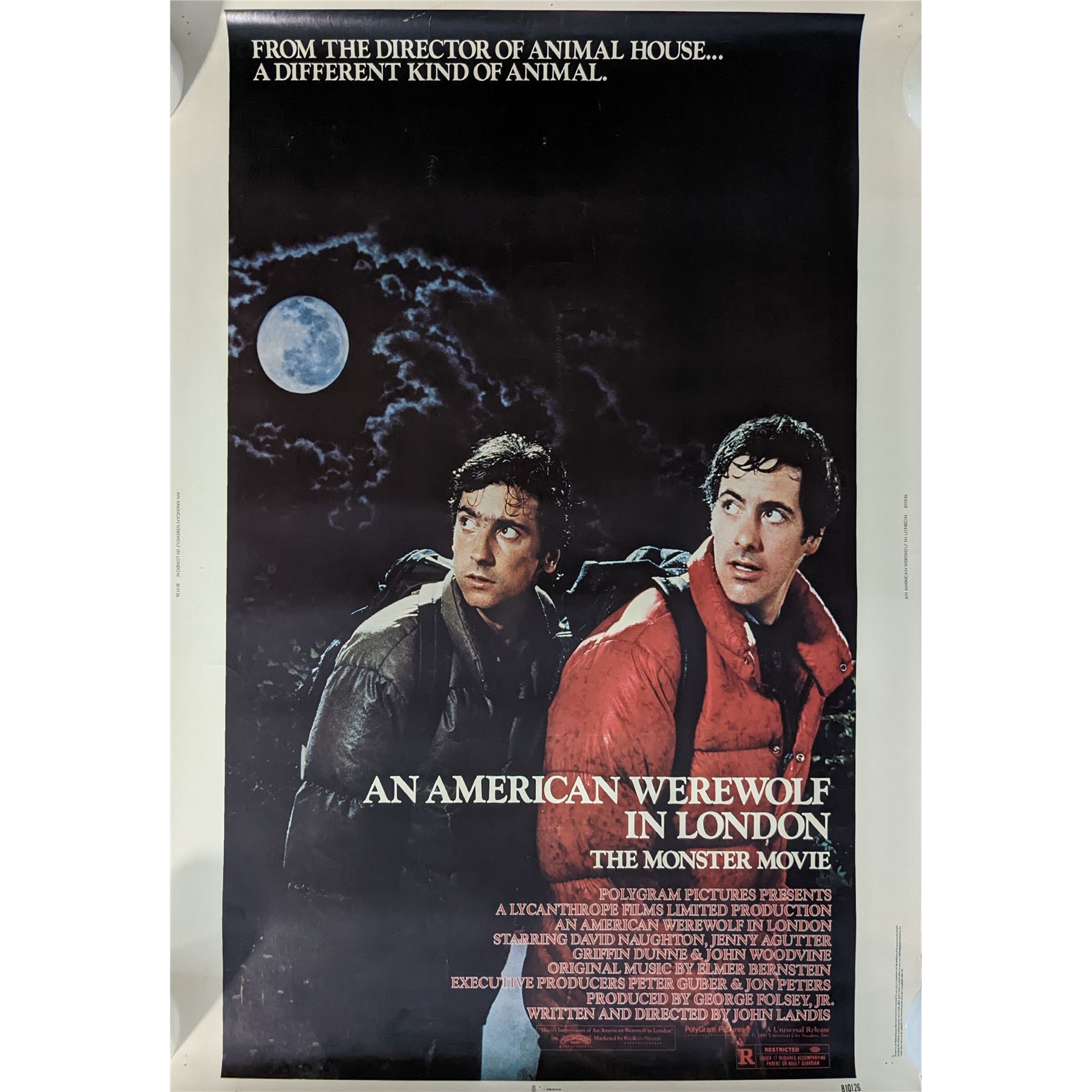 An American Werewolf In London 1981 Original 30x40 Movie Poster an-american-werewolf-in-london-1981-original-30x40-movie-poster