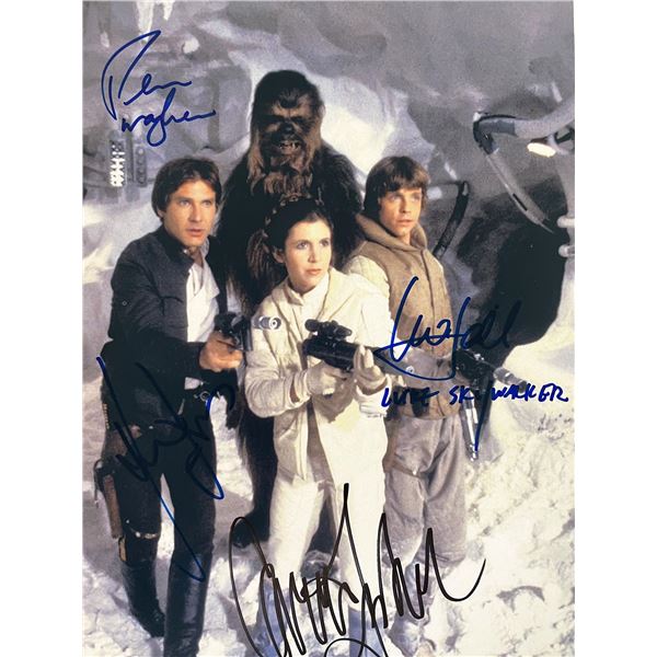 Star Wars cast signed photo