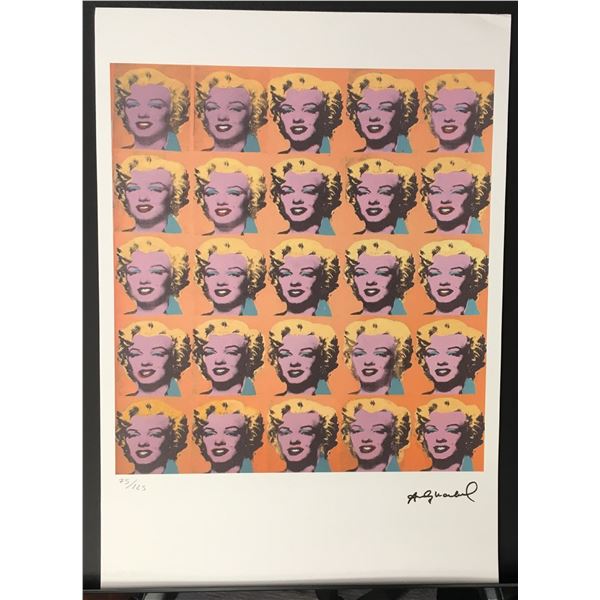 Andy Warhol Marilyn Monroe LE Lithograph