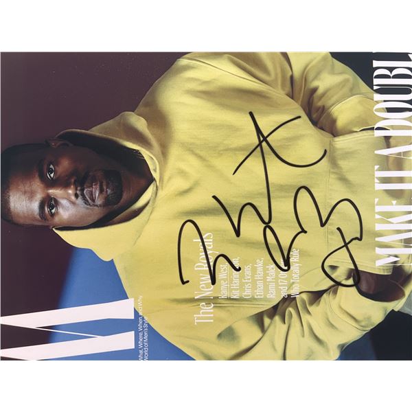 Kanye West signed photo
