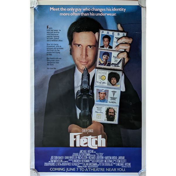 Fletch 1985 Original One Sheet Movie Poster