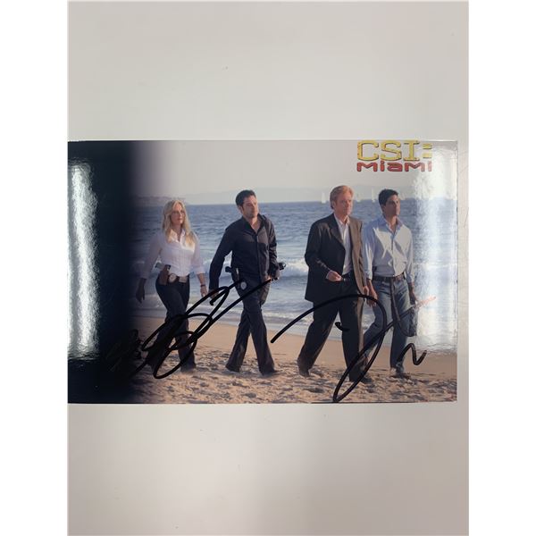 CSI: Miami cast signed photo