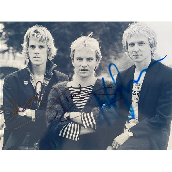 The Police signed photo