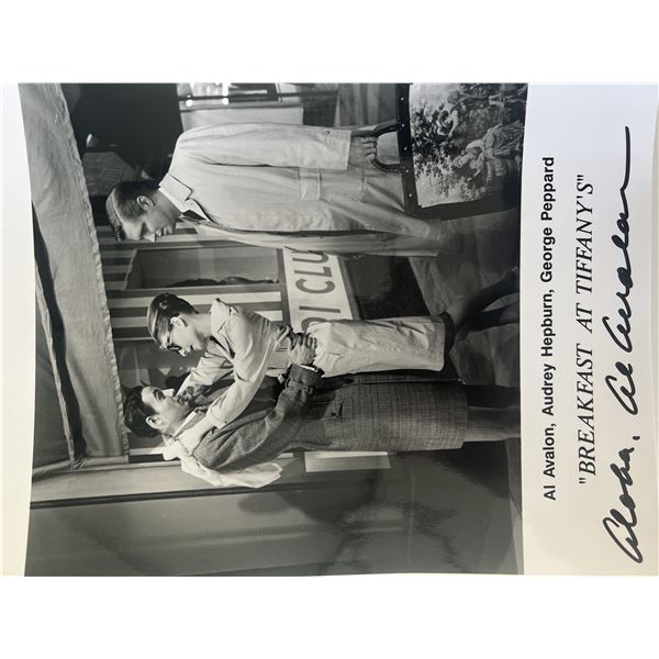 Breakfast At Tiffany's Al Avalon signed photo