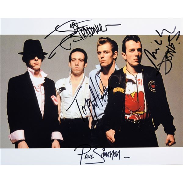 The Clash signed promo photo