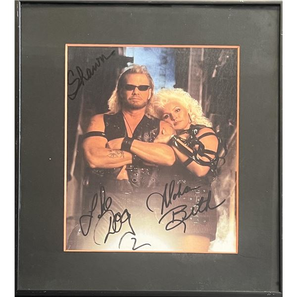 Dog the Bounty Hunter and Beth Chapman signed photo-Framed