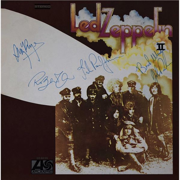 Led Zeppelin signed Led Zeppelin II album
