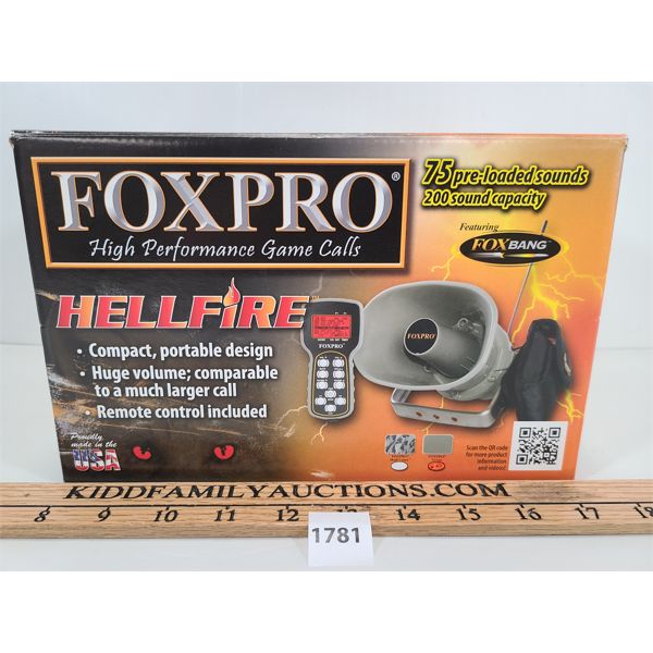 Predator Caller FOXPRO ELECTRONIC PREDATOR CALLER - Kidd Family Auctions