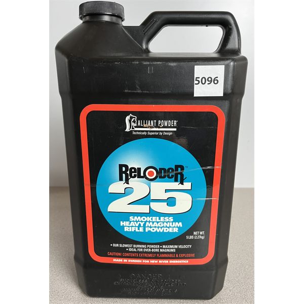 POWDER: RELODER 5LBS RELOADING POWDER