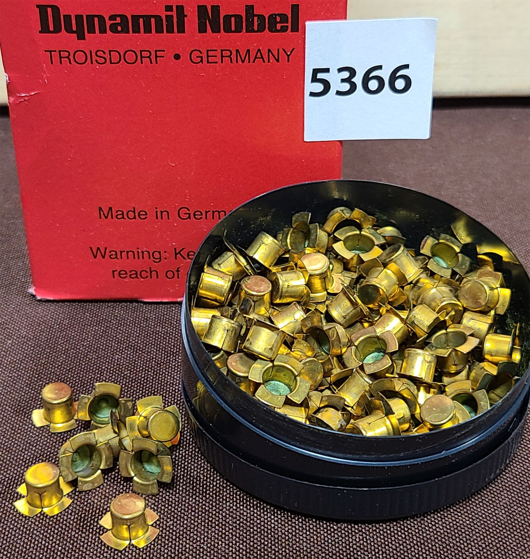 PRIMERS 1000X DYNAMIT NOBEL MUSKET PRIMERS NO 1081 primers-1000x-dynamit-nobel-musket-primers-no-1081