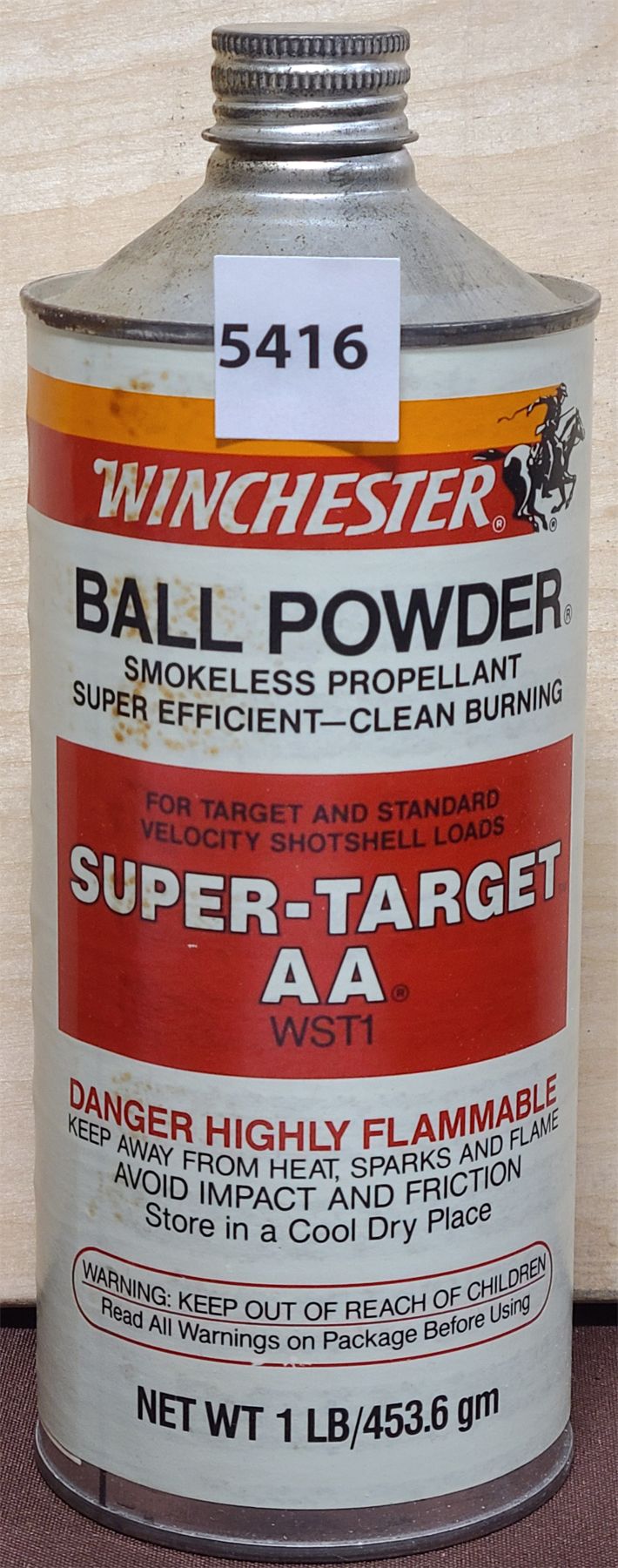 POWDER: 1LB WINCHESTER SUPER-TARGET AA BALL POWDER - SEALED