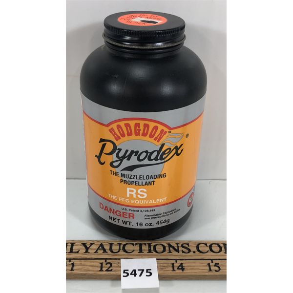 POWDER: HOGDON PYRODEX BP FFG 455 G - AS NEW