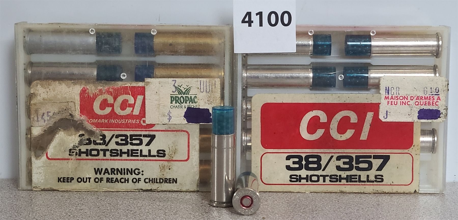 AMMO: 20X CCI 38-357 SHOTSHELLS - Kidd Family Auctions