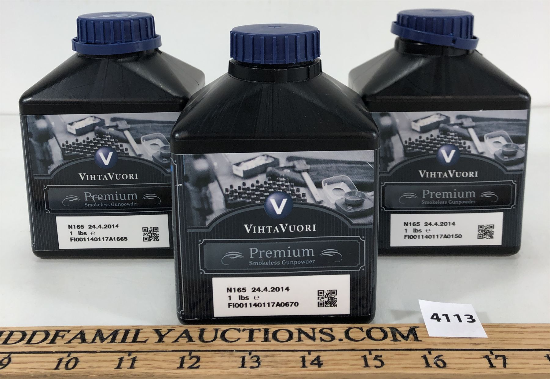 POWDER: 2.5 LB VIHTAVOURI N165 - Kidd Family Auctions