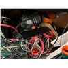 Image 3 : UNDER TABLE LOT OF ASSORTED ELECTRICAL WIRING AND COMPACT FRIDGE