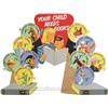 Image 1 : "Your Child Needs Books" Die-Cut Cardboard Easel Back W