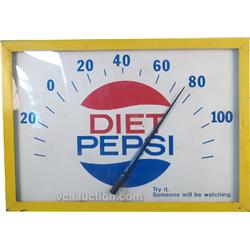 Very Large Diet Pepsi Thermometer "Try It Someone Will