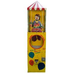 25 Cent Floor Model "Ziggi The Clown" Toy Vending Machi