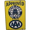 Image 1 : Auto Club Of So. Cal. AAA Double Sided Metal Sign,