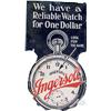 Image 1 : Ingersoll Pocket Watch Die-Cut Embossed Double Sided Fl