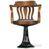 Image 1 : Pedestal Base Swivel Stool  Restored