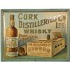 Image 1 : Cork Distilleries Whisky Self Framed Tin Sign