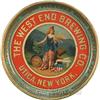 Image 1 : The West End Brewing Co. Tin Serving Tray,