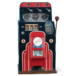 5/10/25 Cent Jennings Tri-Plex Slot Machine w/ Keys