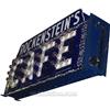 Image 2 : "CAFE" Double Sided Light-Up Porcelain Sign,