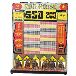 "Dog House" Punchboard