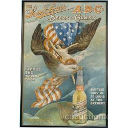 Saint Louis ABC Beer Litho. Advertisement,