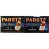 Image 1 : Lot Of 2 Pabst Blue Ribbon Beer Tin Signs w/ Cardboard